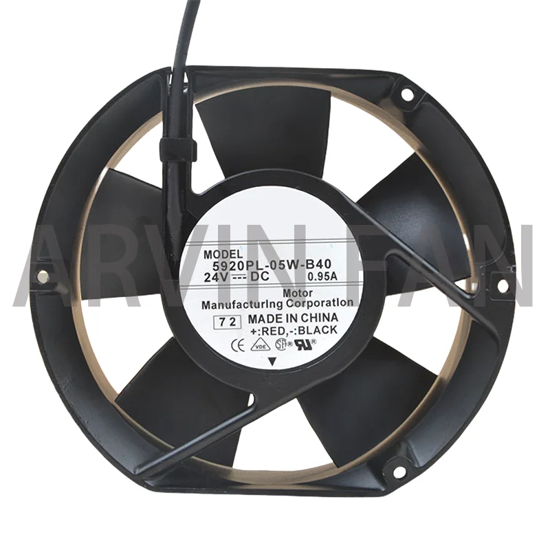 5920PL-05W-B40 17CM 24V 0.95A 17251 Inverter Waterproof Fan