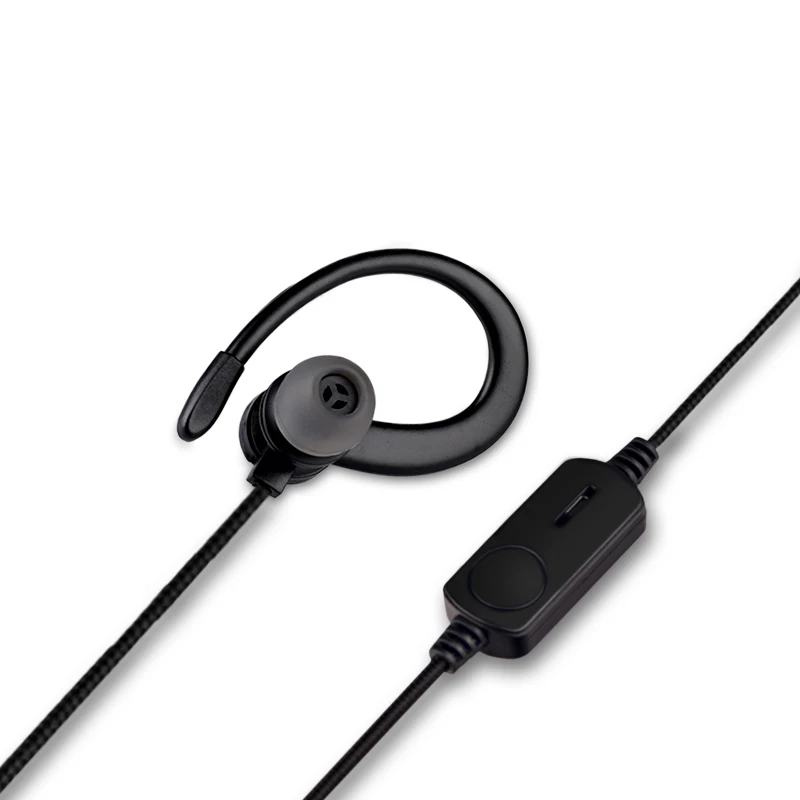 KSUN اسلكية تخاطب سماعة 2 دبوس K التوصيل PTT سماعة المحمولة سماعة راديو سماعة ل Baofeng Quansheng اكسسوارات