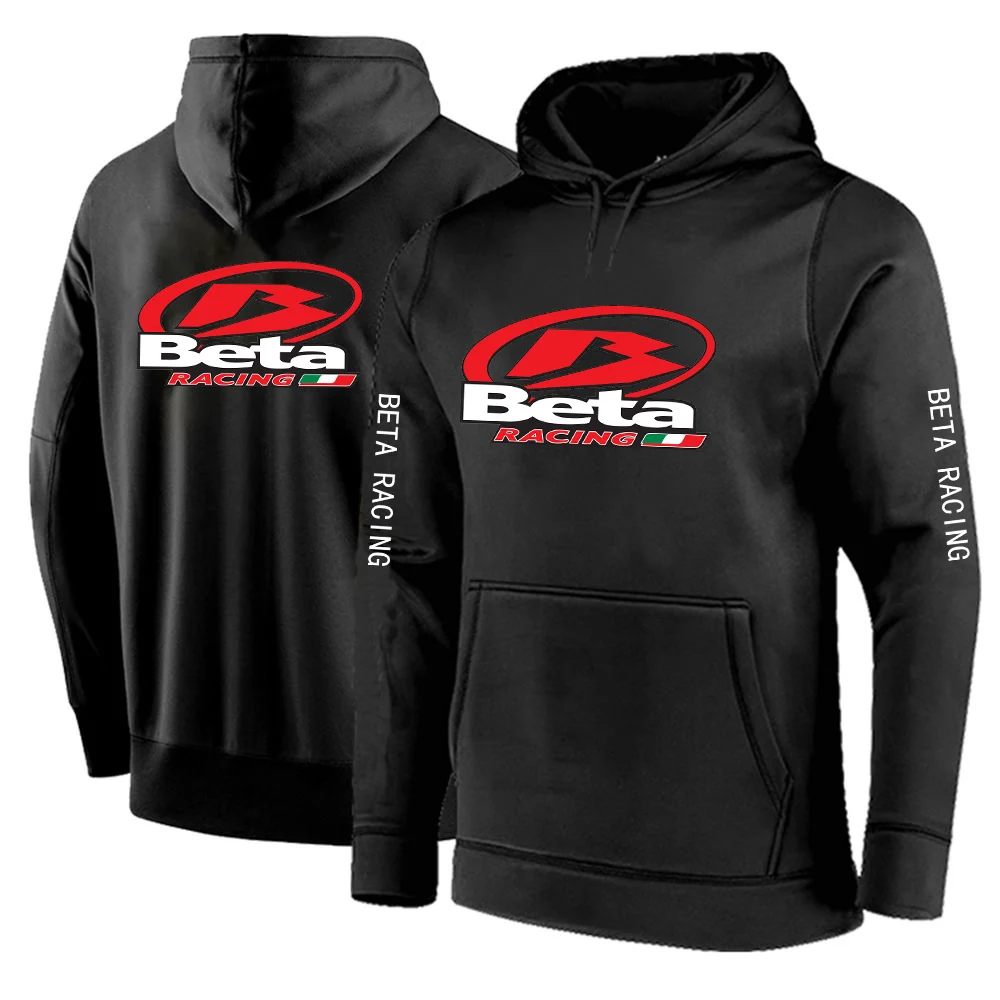 Beta Racing Motocross Printed New Men's Solid Color Hoodie Spring Autumn Casual Long Sleeve Harajuku Fashion Sweatshirts Coat