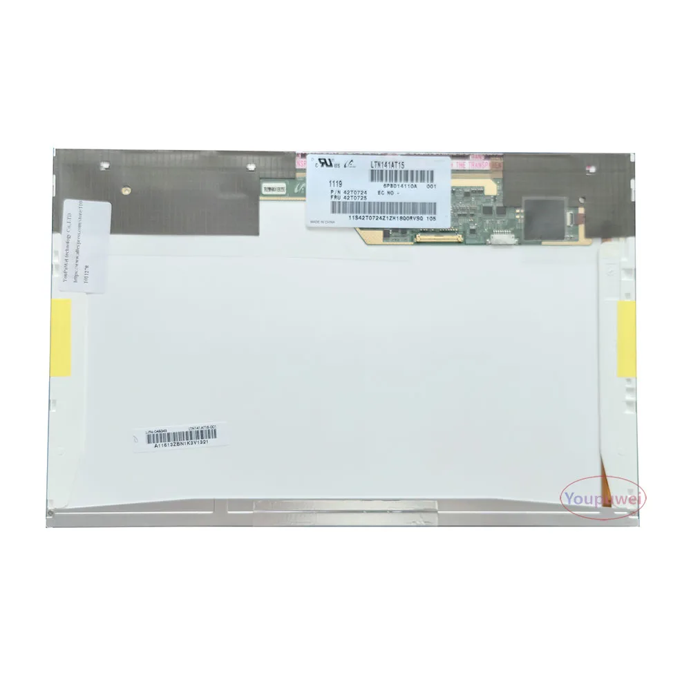 

Laptop LCD Screen Grade For Lenovo Thinkpad E46L E46A T410 LTN141AT15 LP141WX5-TLP3 N141I6-L03 B141EW05-V4 replacement display