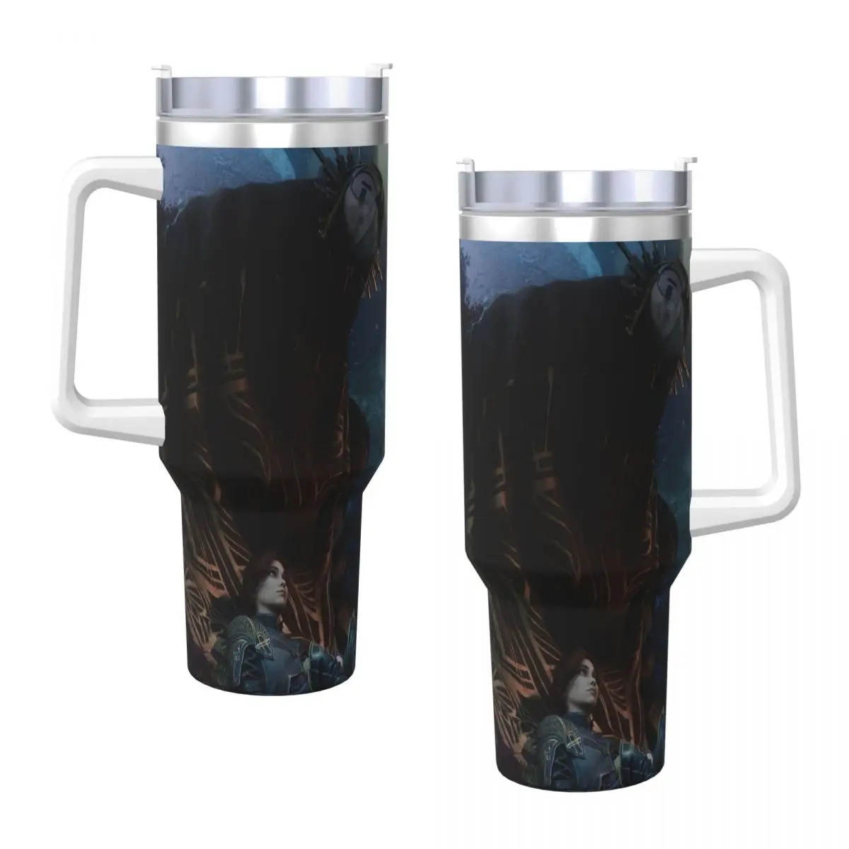 

Expedition 33 Maelle Gustave Lune Sciel Game Thermal Mug Portable Hot Drinks Mugs Cup Beach Custom DIY Water Bottle
