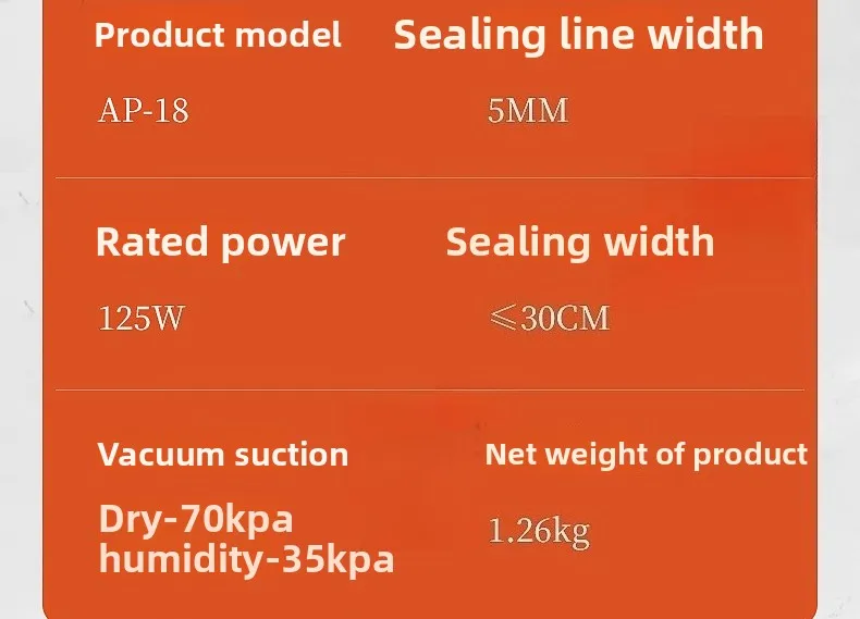 Vacuum sealing machine, commercial fully automatic, small wet and dry sealing machine, household packaging machine