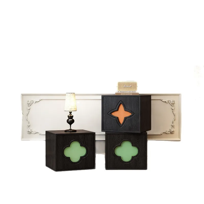 خزانة تلفزيون من الخشب الصلب بتصميم كلاسيكي مجاني لغرفة المعيشة وأريكة جانبية لتناول الطعام وخزانة جانبية لغرفة النوم وخزانة تخزين بجانب السرير #4