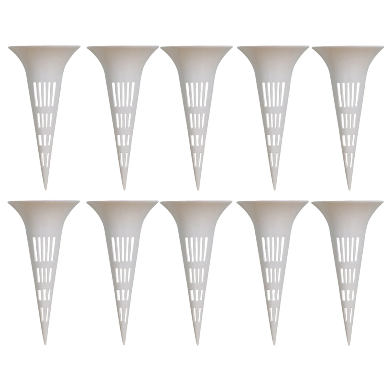 Plastic Soil Aerator Tube Prevent Root Rot Conical Plant Breathable Watering Device for Bonsai Plant Pot Home Garden Decor