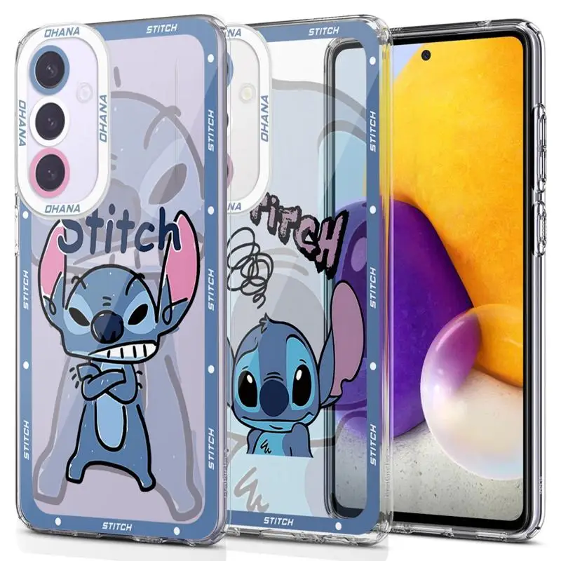 Disney Stitch Phone Case for Samsung Galaxy A25 A33 A34 A13 A14 A15 A23 A24 A53 A54 A73 A35 A55 4G 5G Soft Cover