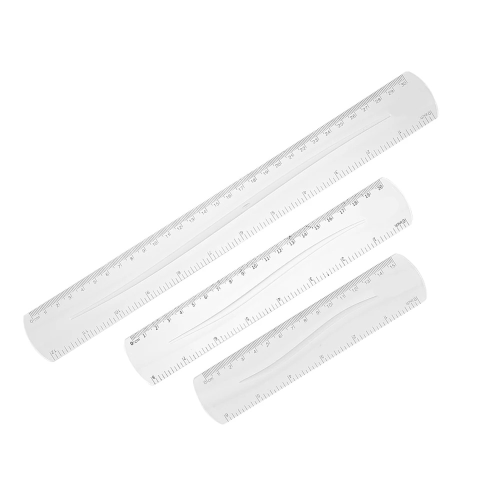 3 Pcs Color-changing Tape Measuring Rulers Tool Multi Functional Cute Soft Bendable
