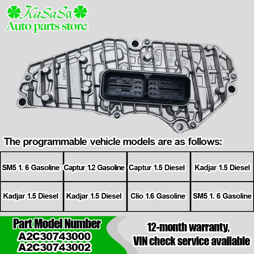 A2C30743000 A2C30743002 Transmission Control Unit TCU DPS6 6DCT250 Gearbox Computer For Renault Captur Megane Scenic Fluence