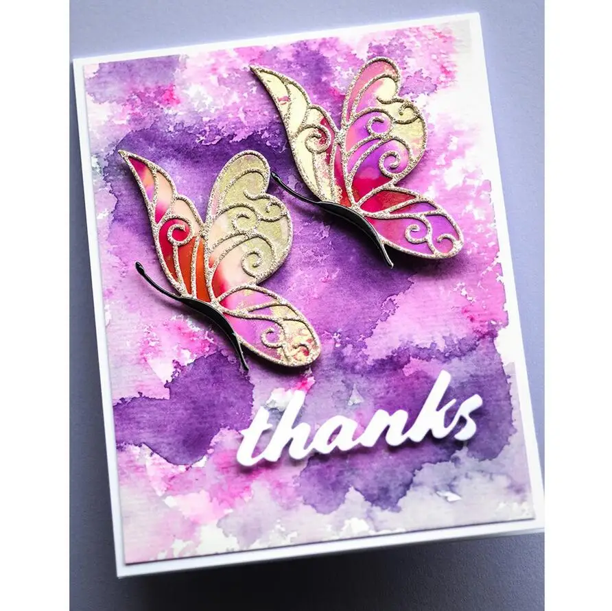 butterfly Metal Cutting Dies Embossing Stencil DIY Scrapbooking Paper Cards Album Making Decorative Craft Cut Template