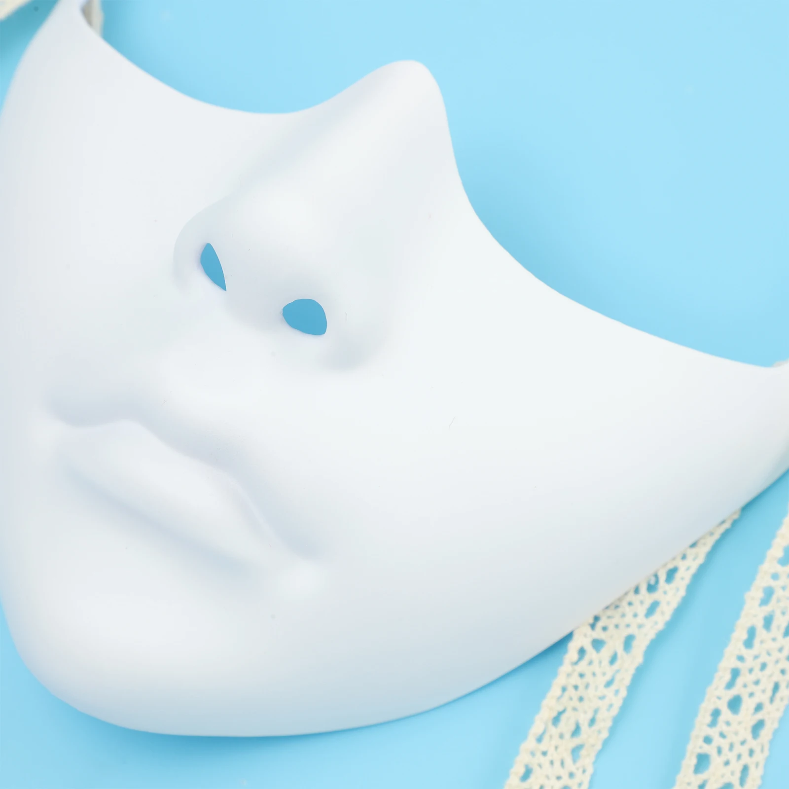 Volwassen Maskerade Gezichtsbedekking Halloween Halfgelaatsmasker Zelfgebonden riem Cyberpunk Masker Carnaval Themafeest Cosplay Masker Kap Prop