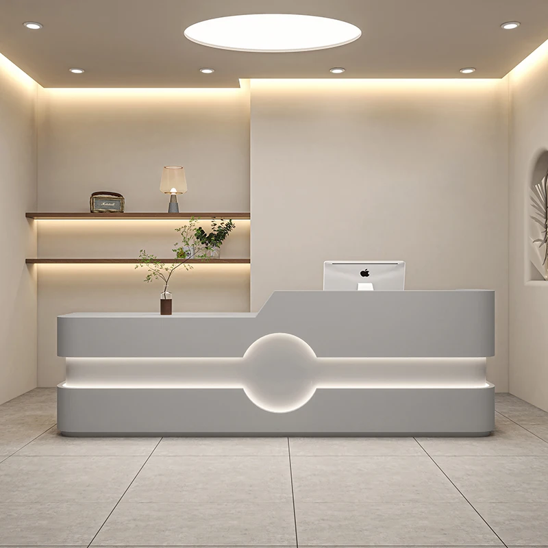 Front Bar Counter Reception Desk Podium Cashier Hospital Study Reception Desks Beauty Salon Modern Bureau Meuble Bar Furniture