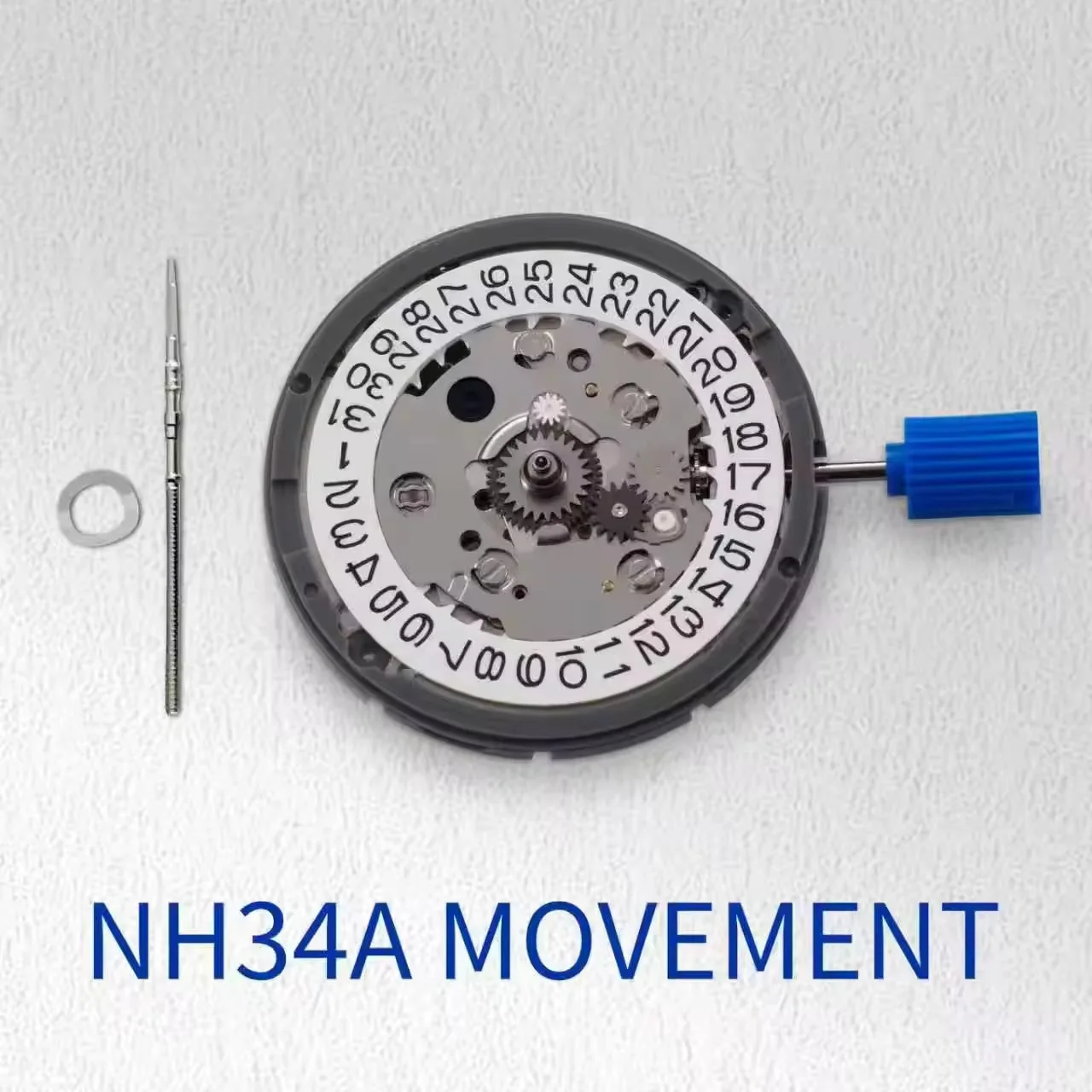Mouvement automatique japonais TMI NH34 GMT 21600bph, remontage manuel blanc pour modèles Seiko 27,4 mm