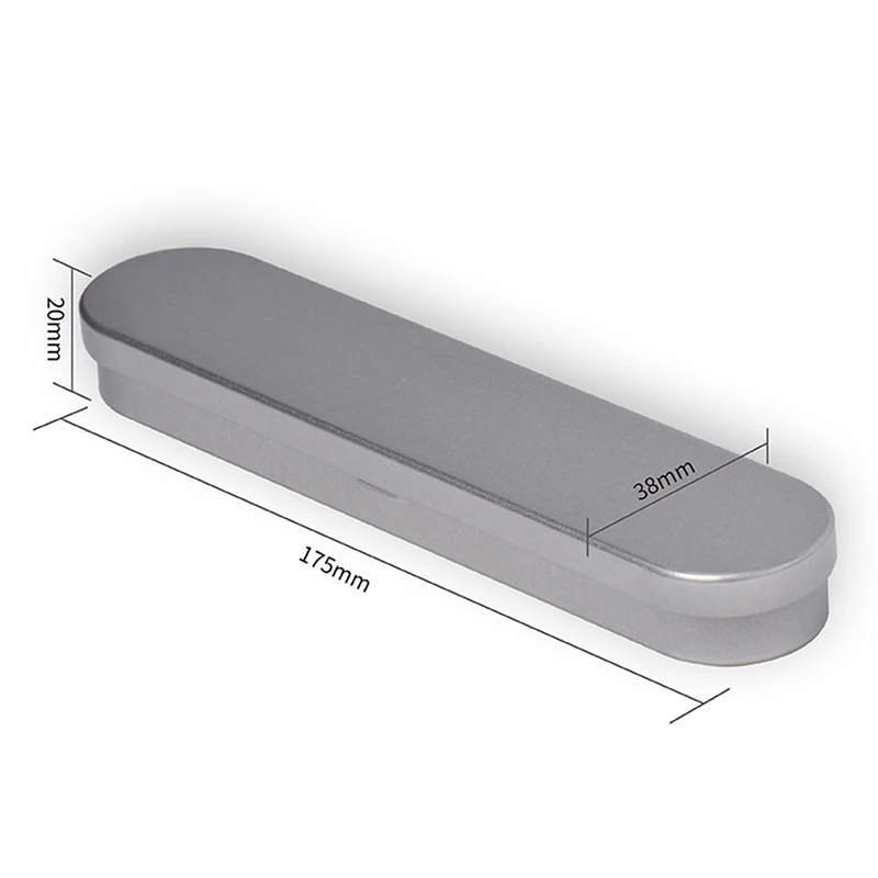 Fountain Pen Box Metal Pencil Case School Stationery Box for Kids Student Pen Case Flip Tin Box
