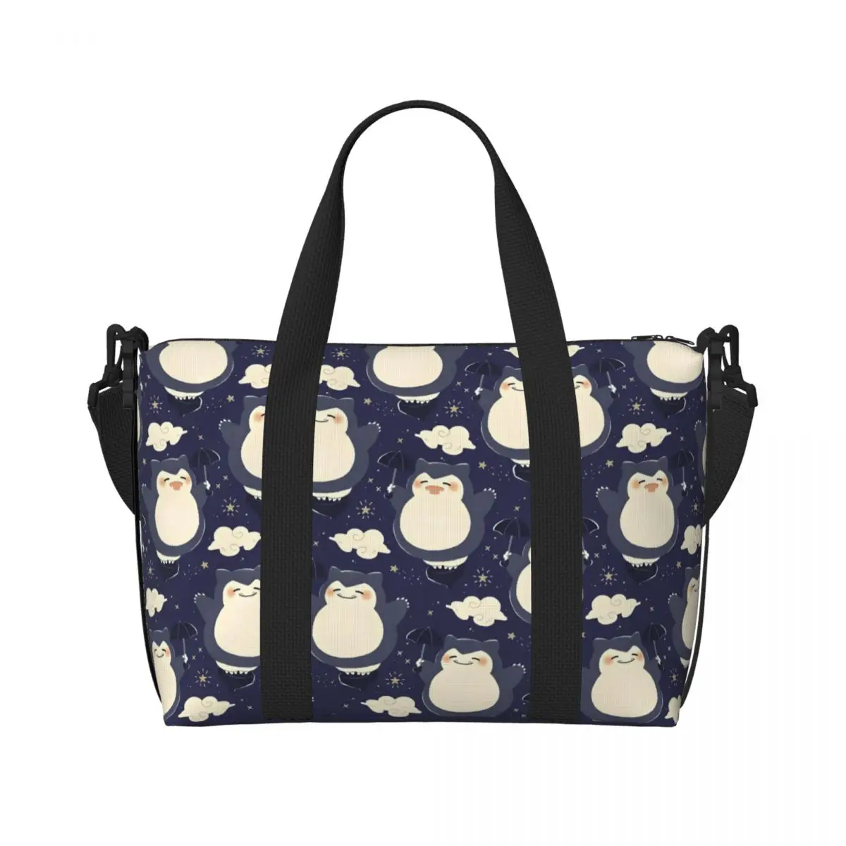 

Пользовательские пляжные сумки-тоут для женщин с героями мультфильмов и большим отделением, пляжные дорожные сумки для спортзала