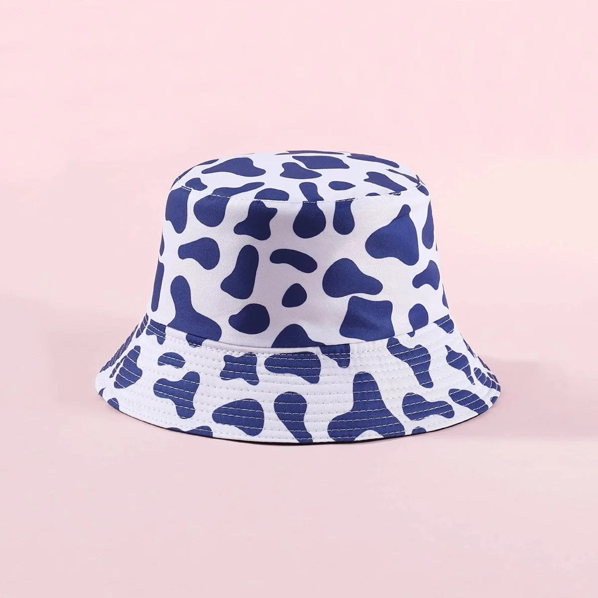 Spring and summer new sunscreen bucket cap female man cartoon print luxury fisherman hat hip-hop party panama hat cute bob hat