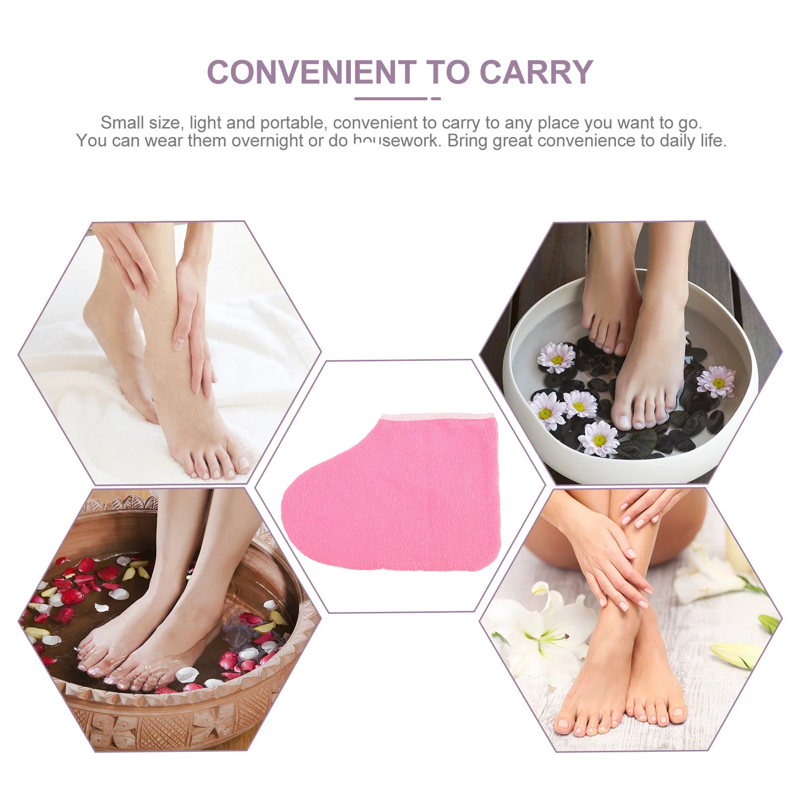 

2Pcs Moisturizing Socks Foot Cover Hydrating Repair Dry Cracked Feet Skin Softening Foot Care Socks for Winter