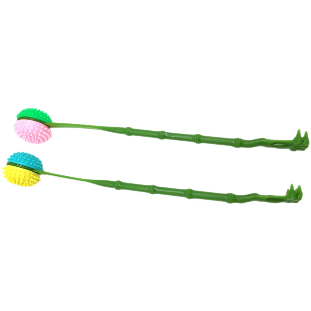 

2Pcs Massage Portable Back Scratcher Long H Back Scratchers Portable Plastic Travel Tools Itching Relief Sticking