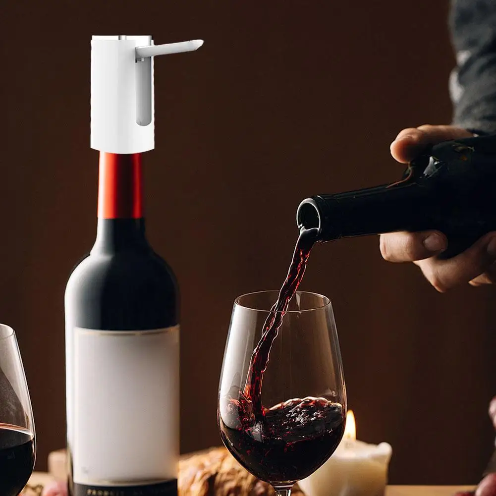 

Electric Wine Separator Alcohol Dispenser Quick Aerating Awakening Wine Decanter Dispenser Pump Bar Wine Pourer For P I2e6