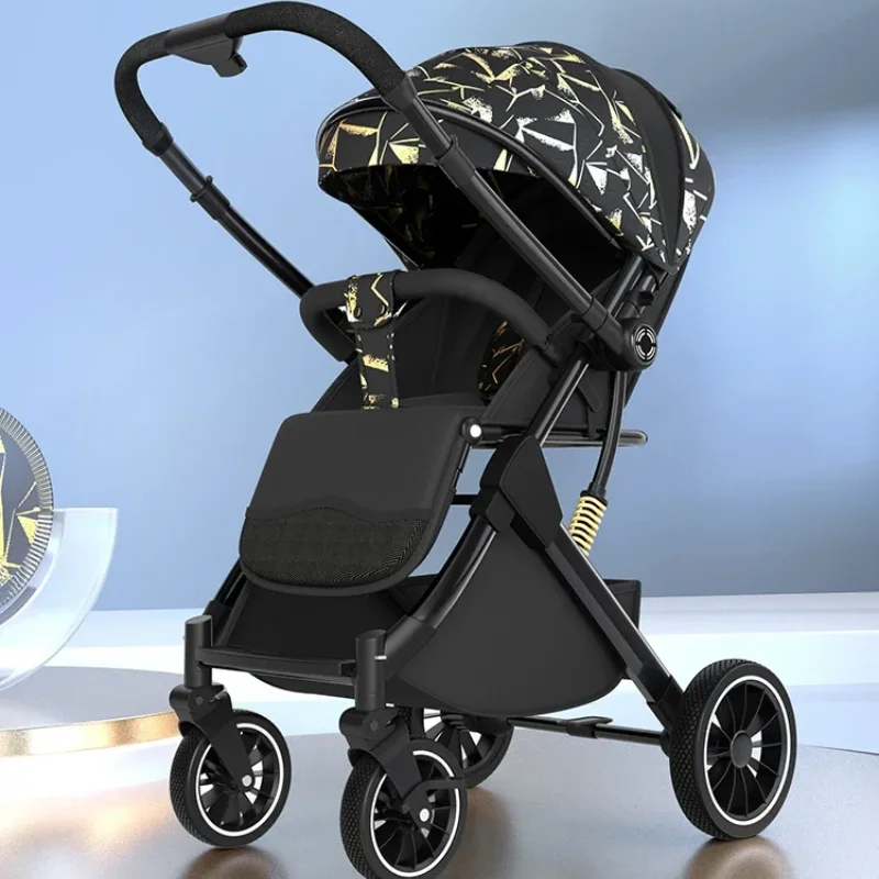 

Baby Stroller Can Sit and Lie Down in Both Directions, Super Lightweight Foldable Newborn Stroller