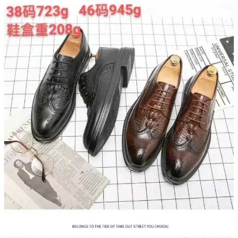 รองเท้าบุรุษธุรกิจพื้นนิ่มสไตล์เกาหลี, รองเท้าแบบ SLIP-ON สีดำย้อนยุคสังคมรองเท้าสำนักงานคลาสสิก