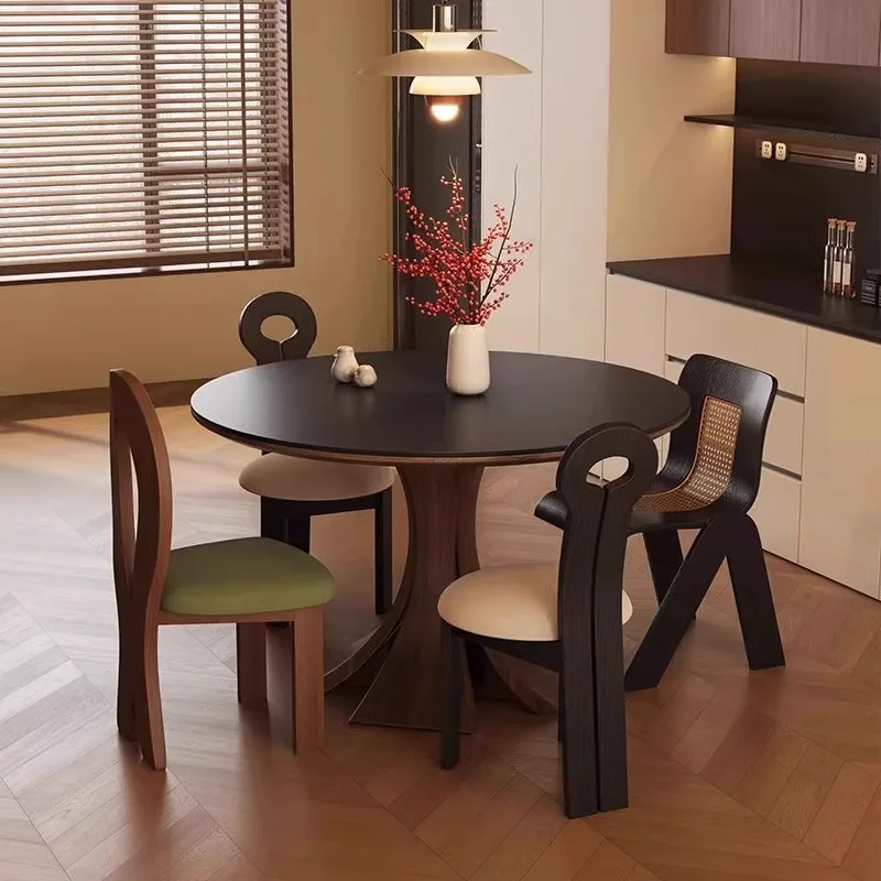 

Eating Design Dining Tables Black Legs Cheap Luxury Wooden Dining Tables Modern Space Saving Tavoli Da Pranzo Home Furniture