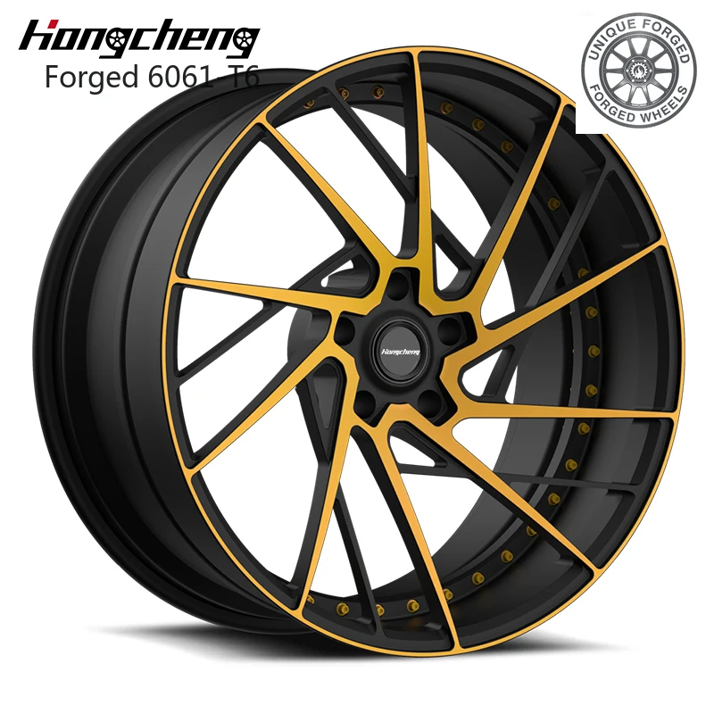 

26 Style Factory Direct Sales Customized Multi Spoke Two-Piece Alloy Forged Upgrade Wheels