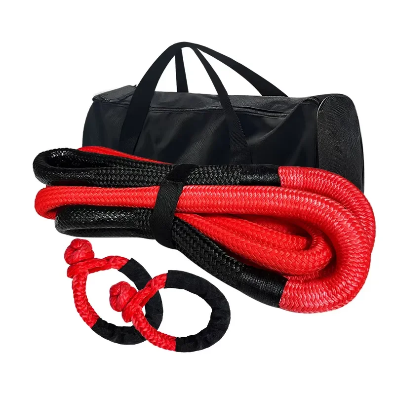Double Braid Nylon Rope Pull Ropes Kinetic Tow Rope for Emergency Rescue Tools