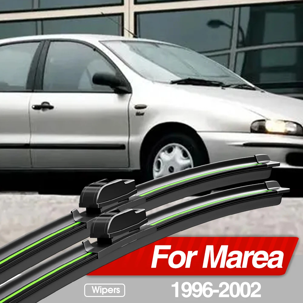 For Fiat Marea 1996-2002 Front Windshield Wiper Blades 2pcs Windscreen Window Accessories 1997 1998 1999 2000 2001