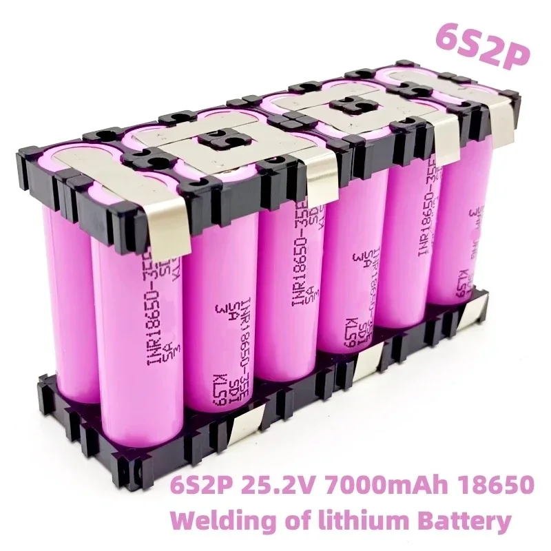 35E 20A 18650 3500mAh 7000mAh 2S 3S 4S 5S 6S/1P 2P 7.4V 12.6V 14.8V 18V 25.2V for screwdriver battery welding battery pack