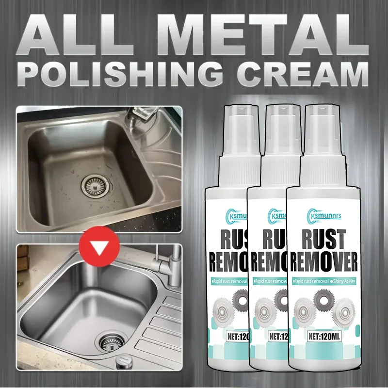 

Motorcycle Universal Car Rust Remover And Polish Kit, Anti-Rust Metal Surface Cleaner And Protector, Paint Maintenance