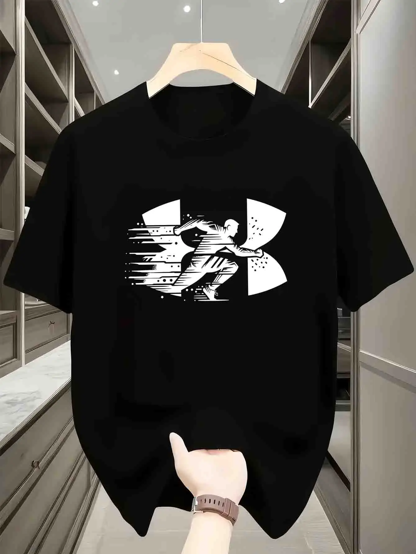 Playeras casuales de verano para hombre, camisetas gráficas Y2K con letras y patrones, top de moda para exteriores 4399