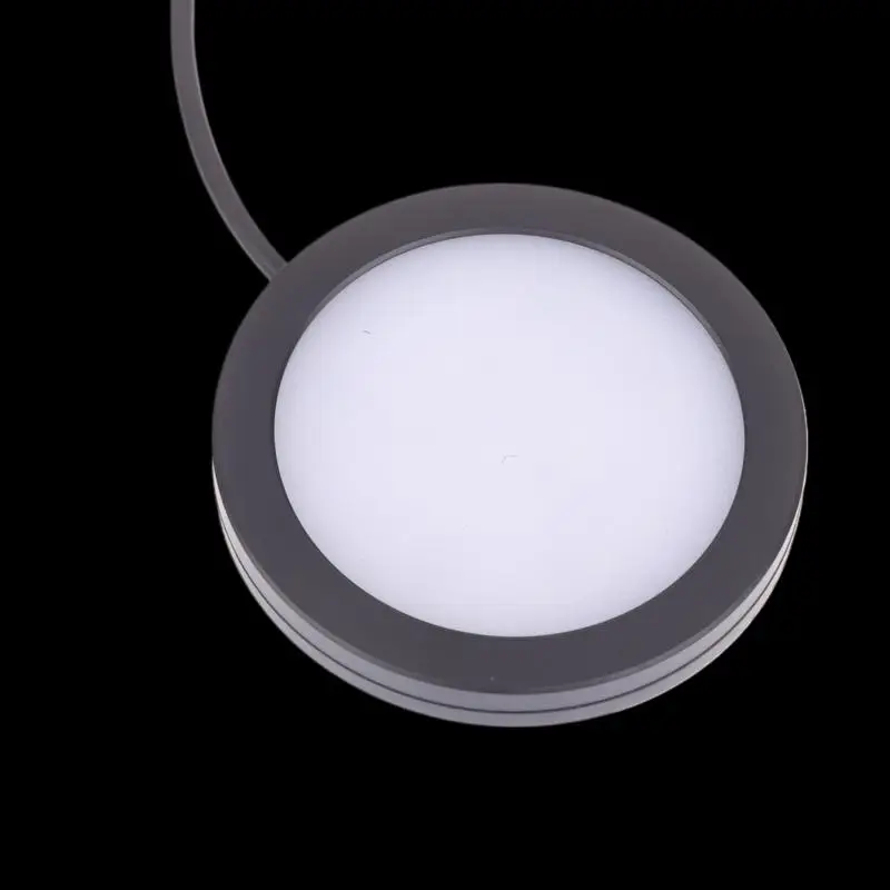 1 Pcs For Bamboo Led Light Parts DIY Model Warm/White/Neutral Black USB Round Ultra-thin Light For Bambu Lab Lamp Kit Hardware