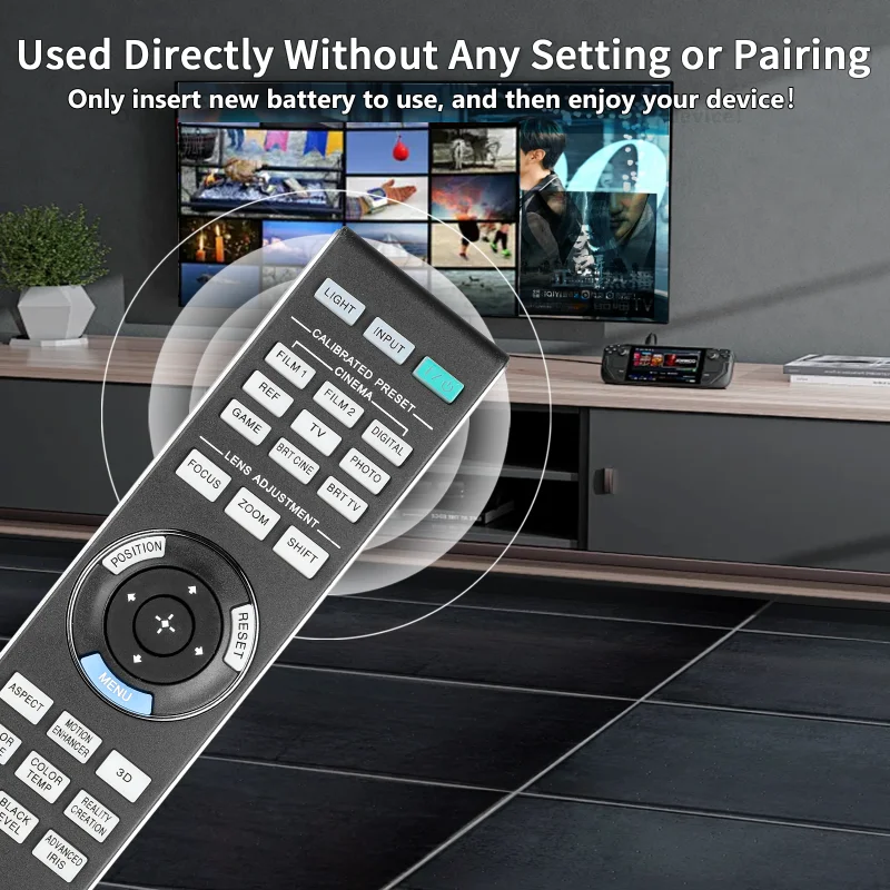 RM-PJ22 RMPJ22 For Sony Remote Control, For Sony Video Projector VPL-HW50ES VPL-HW55ES VPL-VW1000ES sub Remote Commander RM-PJ25