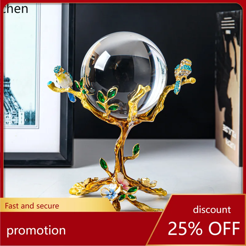 

HXL Glass Lucky Ball Enamel Ornament High-end Home Decoration Item