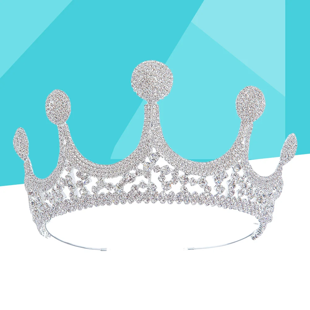 Zircon Rhinestone Crown Wedding Hair Accessories Tiara Women Headband Princess Bridal Floral Tiaras Bride