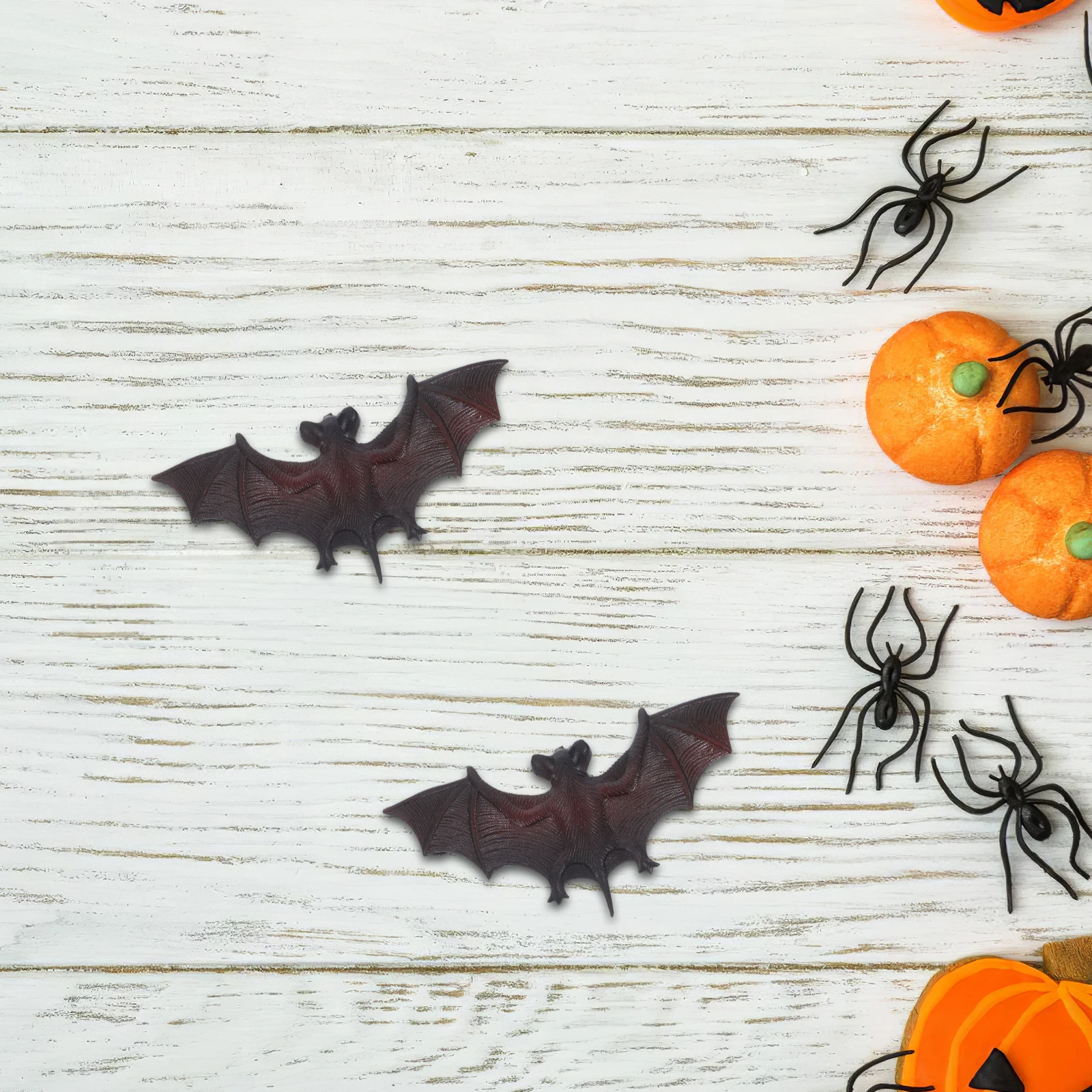 

4pcs Hanging Decorations Stereoscopic Plastic Wall Hangings For Home Garden Lawn Party Ktv Bat Halloween Pendant
