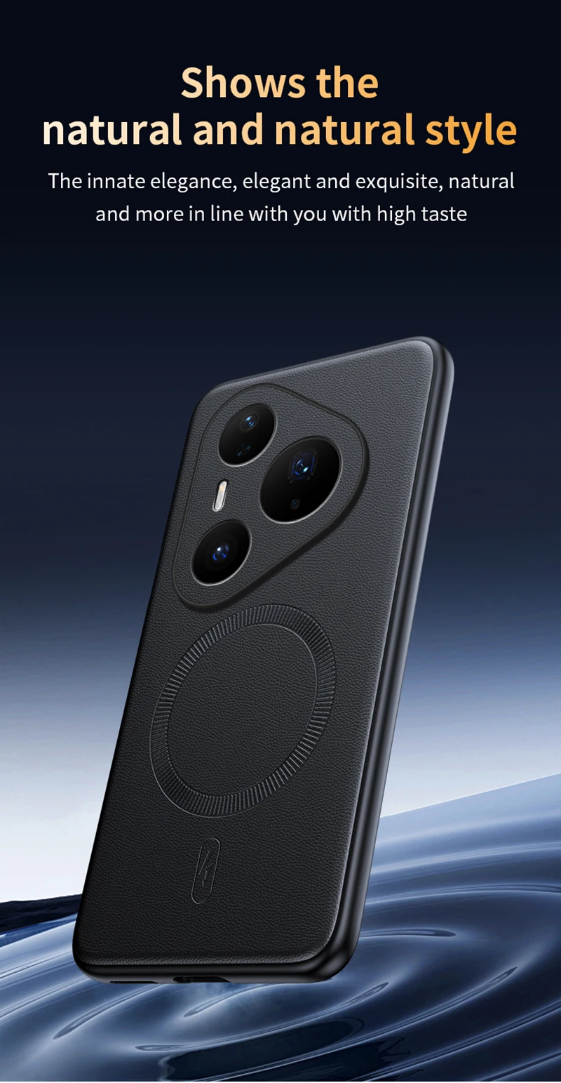 Für Huawei Pura 80 Pro Plus Hülle Magnetische Leder-Schutzhülle Hochwertige Anti-Fingerabdruck Rutschfeste PC+TPU – Detail 13