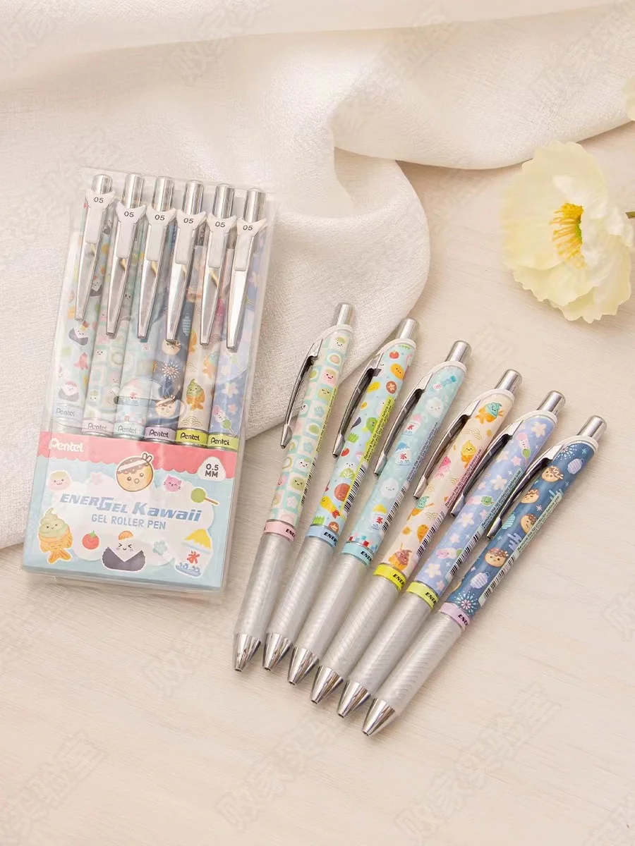 1Pc Japan PENTEL Neutral Pen Kawaii Food Series BLN75 Energy Black Ink 0.5mm Student Supplies