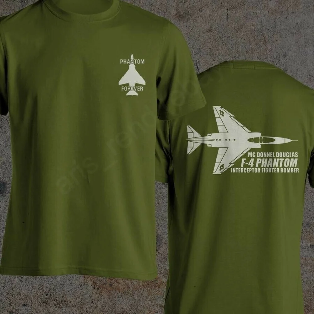 F4 Phantom Interceptor Fighter Bomber Men T-Shirt Short Sleeve Casual 100% Cotton O-Neck Summer TShirt