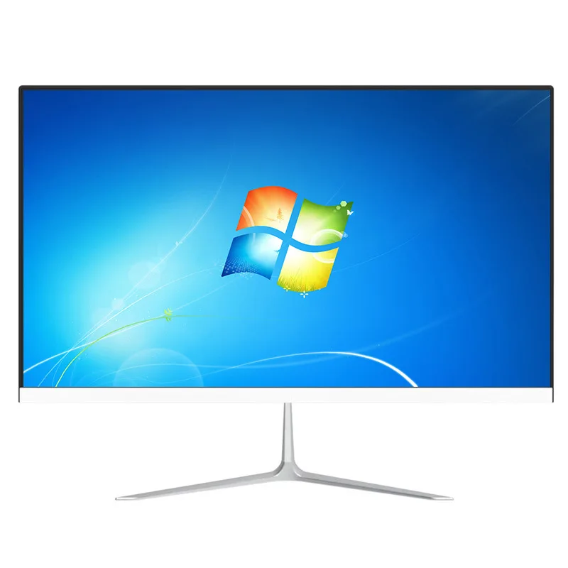 Ordinateur tout-en-un, jeu de bureau à domicile, affichage unique avec ordinateur d'assemblage de bureau de 24 et 27 pouces, ensemble complet