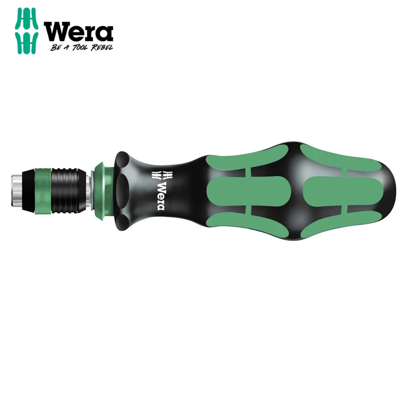 

Wera 05051482001 817R Bit Holder With Quick-Release Chuck Ratchet Screwdriver Hexagon Self-Locking Screwdriver Handle