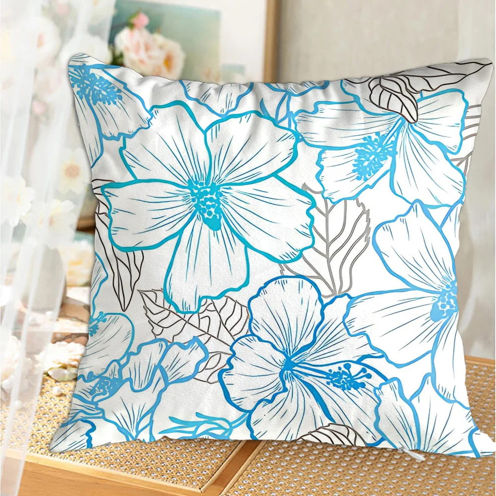 Minimalistische Vintage-Muster Kissenbezug 45x45 Zierkissen Weihnachtsdekoration 2026 Personalisiertes Geschenk