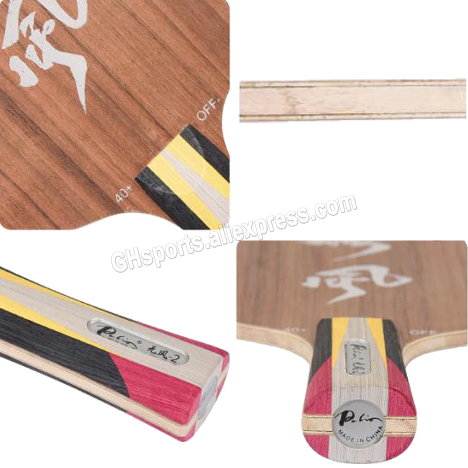 

Palio calm 02 calm-2 table tennis blade 5wood 2carbon blade fast attack with loop ping pong game