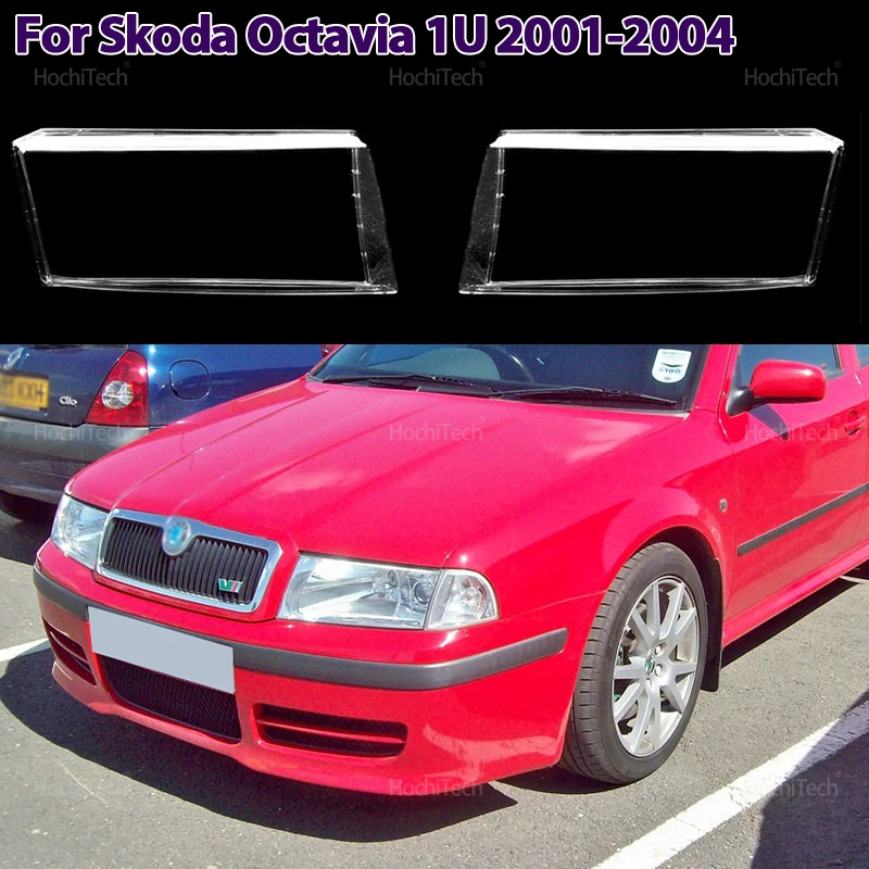 

Car Headlight Cover Lampshade HeadLamp Clear Lens Cover Bright Shell Cover for Skoda Octavia Ouya 1U 2001 2002 2003 2004