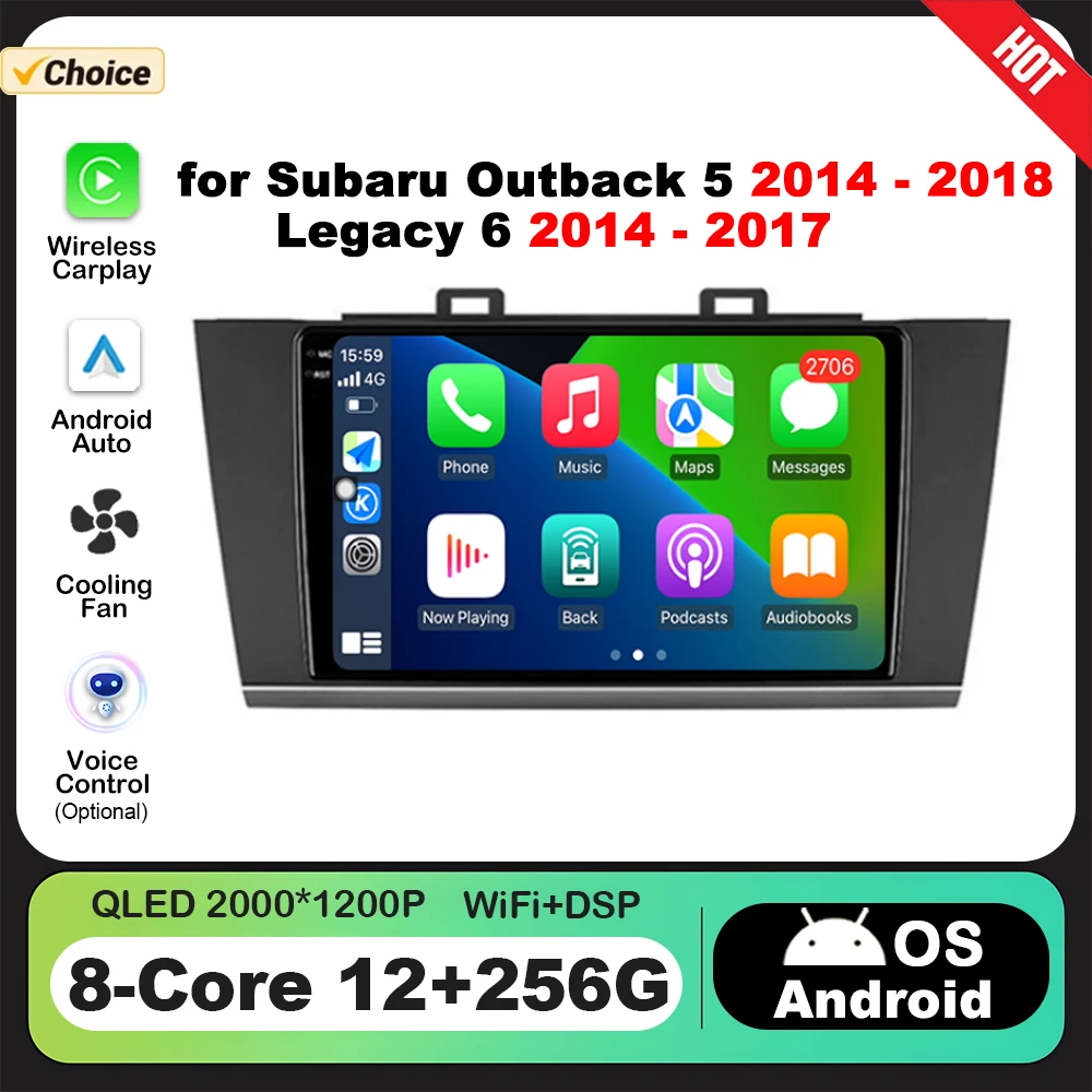 

9 '' for Subaru Outback 5 2014 - 2018 Legacy 6 2014 - 2017 Car Multimedia Radio Player Android OS Navi 4G DSP Stereo Auto Tools
