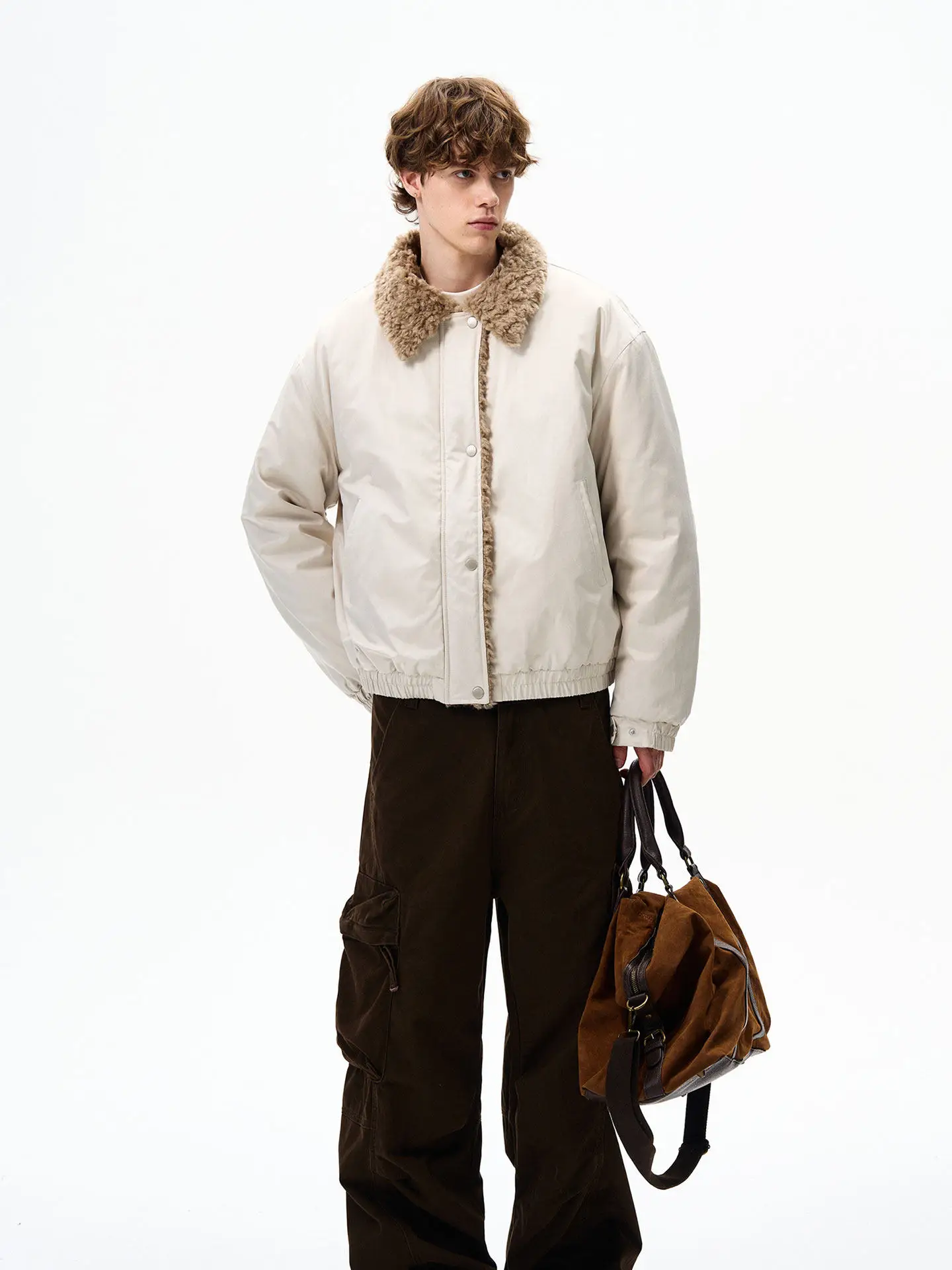 

Мужская зимняя куртка с меховым воротником, тактическая, плюшевая, ветрозащитная, для активного отдыха, с подогревом, из натуральной шерсти, серебристая