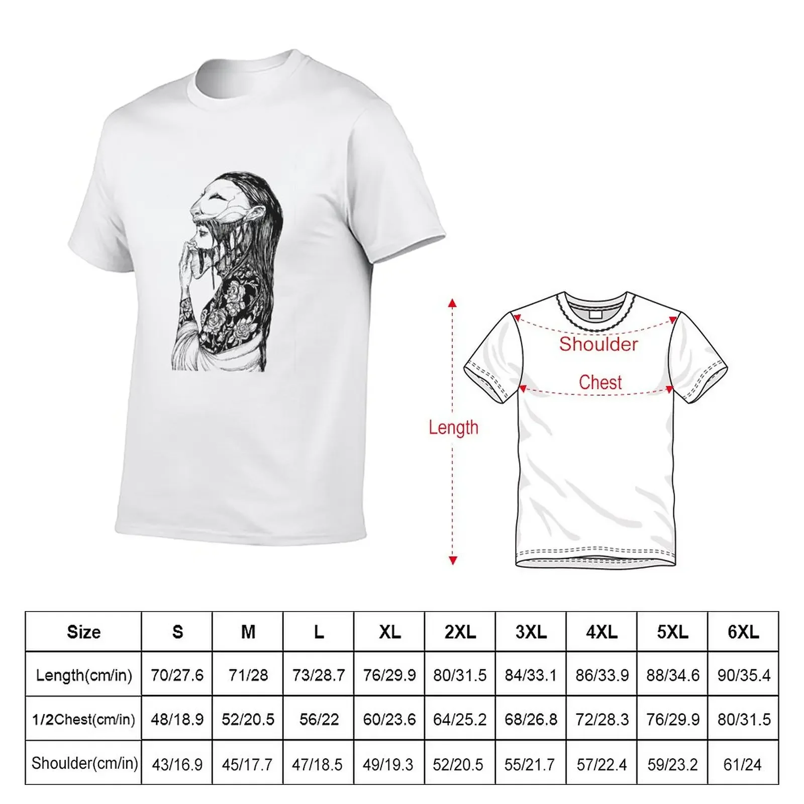 Kuchisake-Onna/Slit-Mouthed Woman T-Shirt cute tops quick drying sweat fitted t shirts for men