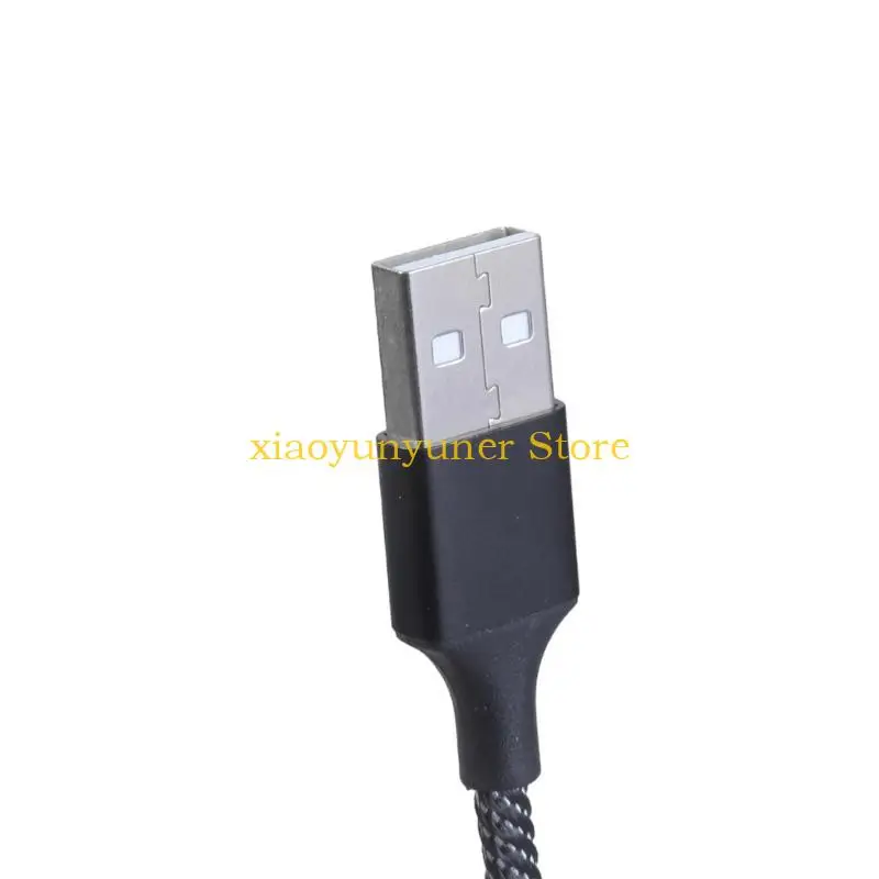 P9JB USB Male to Double Female Extension Cable for Expanding USB on Laptop Keyboards