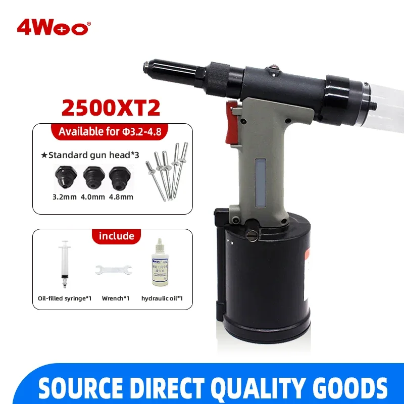 Pro-2500XT2 3.2-4.8mm Factory New Pneumatic Air Rivet Gun Hand Rivet Gun Pneumatic Rivet Gun