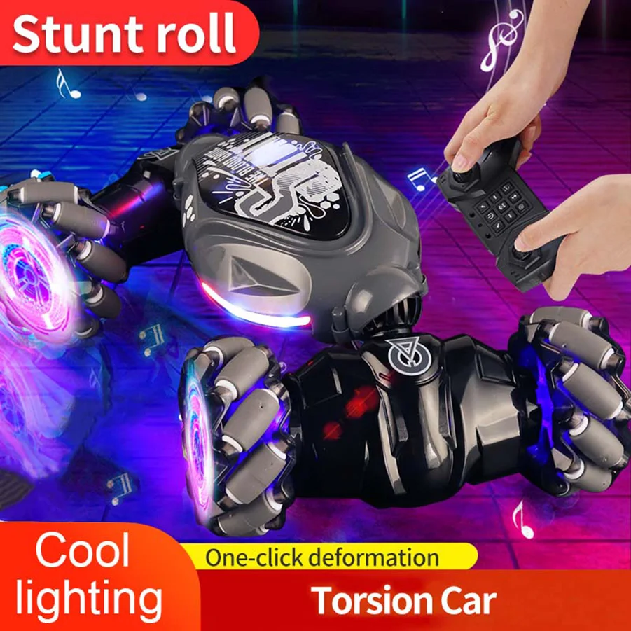 4WD RC Дрифт-автомобиль со светодиодным пультом дистанционного управления Альпинистские автомобили Высокоскоростной дрифт-грузовик Игрушки Подарки для детей