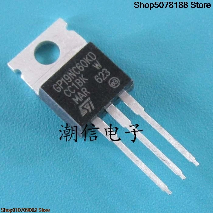 GP19NC60KD STGP19NC60KD 20A600V, 10 Pièces